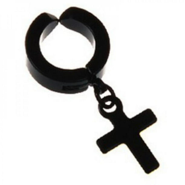 925 Sterling Silver Earrings Womens Vintage Accessories Dark Cross Studs Personality Fashion Creative Gift Trend Old Craft 925 Sterling Silver Earrings Womens Vintage Accessories Dark Cross Studs Personality Fashion Creative Gift Trend Old Craft